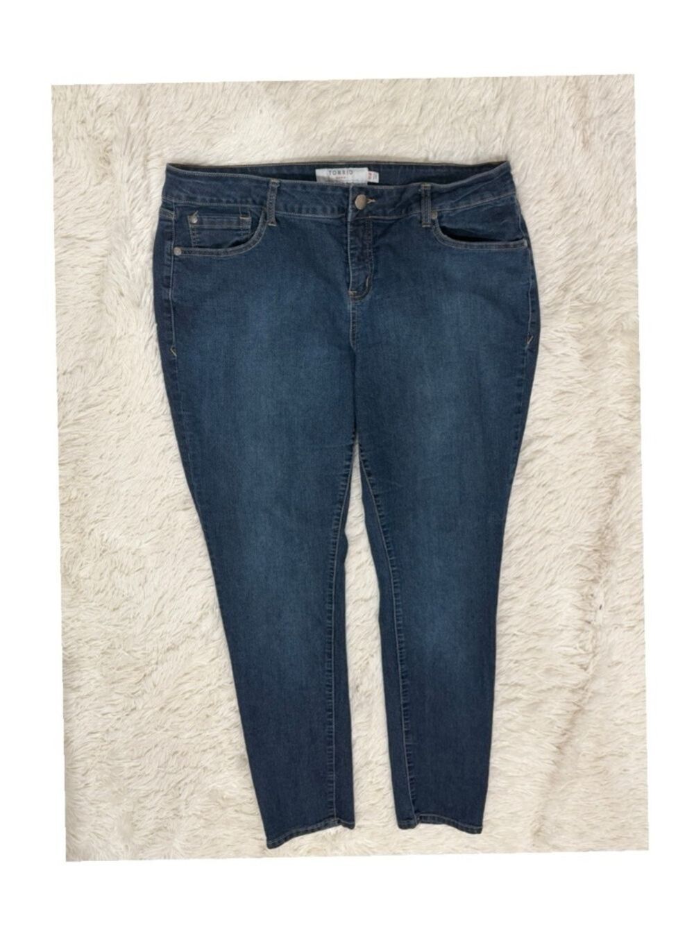 torrid Dark Blue Skinny Jeans